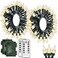 Solhice 2 Pack 20ft Battery Operated String Lights with Remote 50 LEDs Mini Twinkle String Lights Warm White Garland Xmas Tree Fairy Lights