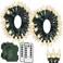 Solhice 2 Pack 20ft Battery Operated String Lights with Remote 50 LEDs Mini Twinkle String Lights Warm White Garland Xmas Tree Fairy Lights