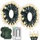 Solhice 2 Pack 20ft Battery Operated String Lights with Remote 50 LEDs Mini Twinkle String Lights Warm White Garland Xmas Tree Fairy Lights