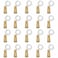 NiniTe LIGHTS 20 Pack 10 LED Wine Bottle Cork Lights Fairy Mini String Lights Copper Wire Battery Operated Starry Lights for DIY Christmas Halloween Wedding Party IndoorOutdoor 20 Pack Cool White