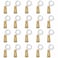 NiniTe LIGHTS 20 Pack 10 LED Wine Bottle Cork Lights Fairy Mini String Lights Copper Wire Battery Operated Starry Lights for DIY Christmas Halloween Wedding Party IndoorOutdoor 20 Pack Cool White