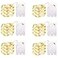 Yisiten 6 Pack LED Fairy Lights Battery Operated with Timer 13FT 40LED Waterproof Firefly Lights Silver Wire Mini Twinkle String Lights for Wedding Christmas Birthday Party Mason jar Decorations Warm