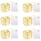 Yisiten 6 Pack LED Fairy Lights Battery Operated with Timer 13FT 40LED Waterproof Firefly Lights Silver Wire Mini Twinkle String Lights for Wedding Christmas Birthday Party Mason jar Decorations Warm