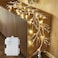 Hairui Birch Garland with Lights 6FT 48 LED Battery Operated Lighted Twig Vine with Timer for Christmas Home Fireplace Decoration Indoor Outdoor Use