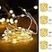 EXF 4Pack Fairy Lights Battery Operated with Timer Waterproof 16FT 50 LED String Lights Indoor Outdoor Cuttable Starry Fairy Lights for Home Bedroom Classroom Dorm Wedding Christmas Decor Warm White