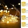 EXF 4Pack Fairy Lights Battery Operated with Timer Waterproof 16FT 50 LED String Lights Indoor Outdoor Cuttable Starry Fairy Lights for Home Bedroom Classroom Dorm Wedding Christmas Decor Warm White