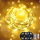 Clearhill 2pack Fairy Lights 10M32 FT Warm 100LED USB Soft Wire String Lights Waterproof with Remote Timer 8 Modes Lights for Bedroom Christmas Tree Indoor Outdoor Decoration