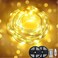 Clearhill 2pack Fairy Lights 10M32 FT Warm 100LED USB Soft Wire String Lights Waterproof with Remote Timer 8 Modes Lights for Bedroom Christmas Tree Indoor Outdoor Decoration