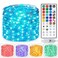 Homestarry Fairy Lights USB Plug in 33ft 100LEDs with Remote Warm White 20 Color Changing Light Twinkle Firefly String Lights for Bedroom Party Wedding Christmas Tapestry Multicolor Colors