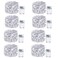 EXF 8Pack Fairy Lights Battery Operated with Remote Timer 8 Modes Waterproof 16 FT 50 LED String Lights Outdoor Indoor Battery Twinkle Lights for Christmas Bedroom Centerpiece Dcor Cool White