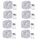 EXF 8Pack Fairy Lights Battery Operated with Remote Timer 8 Modes Waterproof 16 FT 50 LED String Lights Outdoor Indoor Battery Twinkle Lights for Christmas Bedroom Centerpiece Dcor Cool White