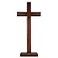ARCHOBAN 128 Wooden Cross Standing or Hanging Christian Cross Solid Wood Wall Cross for Home or Prayer Room