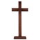 ARCHOBAN 128 Wooden Cross Standing or Hanging Christian Cross Solid Wood Wall Cross for Home or Prayer Room