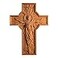 BGCOPPER Jesus Crucifix Wall Cross Handmade Wooden Cross for Wall Decor for Home Room Christmas Gift