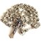 elegantmedical Handmade Catholic Saint StBenedict Rosary Crucifix Cross Silver skull beads Catholic necklace Gift Box