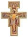 Intercession San Damiano Wall Wood Cross Crucifix 8 in