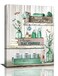 citari Bathroom Decor Wall Art Bathroom Rules Wall Decor Dragonfly Wall Art Teal Rustic Farmhouse Bathroom Canvas Prints Signs Wood Background Bathroom Pictures Artwork Framed Bath Laundry Home Decor