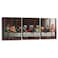 Pacimo The Last Supper Painting Prints on Canvas Last Supper Wall Art Decor for Living Room Modern 3 Panels Jesus Pictures Posters Giclee Gallery Wrap Artwork Stretched Framed Ready to Hang 12 x 16 x
