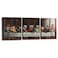 Pacimo The Last Supper Painting Prints on Canvas Last Supper Wall Art Decor for Living Room Modern 3 Panels Jesus Pictures Posters Giclee Gallery Wrap Artwork Stretched Framed Ready to Hang 12 x 16 x