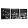 Pacimo New York Brooklyn Bridge Canvas Wall Art 3 Panels Night View Modern Landscape Artwork Cityscape Pictures Prints on Canvas Wall Decor for Home Office Decoration 12 x 16 inch x 3