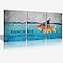 KAWAHONE 3 Panels Modern Framed Inspirational Quote Canvas Wall ArtMindset is Everything Goldfish Strong Shark Motivational Posters Framed Bathroom Bedroom Office Decor Framed Ready to Hang