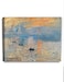 DECORARTS Impression Sunrise Claude Monet Art Reproduction Giclee Canvas Prints Wall Art for Home Decor 20x16