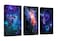 arteWOODS Canvas Wall Art Outer Space Fantastic Artwork Nebula Galaxy Canvas Art Contemporary Artwork Picture Prints for Home Wall Decor 16 x 24 x 3 Panels