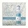 B BLINGBLING Nautical Lighthouse Bible Verses Wall Decor Aqua Canvas Print Pictures Beach Themed Bathroom Decorations Christian Scripture Wall Art with Inspirational Quotes Framed 12x12