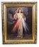Gerffert Collection The Divine Mercy Framed Portrait Print 13 Inch Ornate Gold Tone Finish Frame