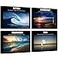 Visual Art Decor Large Motivation Teamwork Leadership Action Goal Inspirational Quotes Canvas Wall Art Ocean Waves Sea Seascape Picture Prints for Home Office Wall Decoration Set of 4 Ready to Hang
