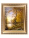 DECORARTS Indian Summer William Trost Richards Classic Art Giclee Print on Canvas with Matching Golden relief Framed Wall Art 16x20 Total with Framed Size 22x26