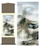 AtfArt Asian Wall Decor Beautiful Silk Scroll Painting of Waterfall River Landscape Oriental Decor Chinese Art Wall Scroll 362 x 12 in