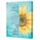 JANLAN Today Is a Good Day to Have a Great Day Sunflower Wall DecorInspirational Positive Quotes Canvas Wall Art for Home Office