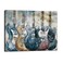 LAIART Guitar Wall Art Modern Blue Canvas Prints Musical Themed Canvas Picture Art work to Hang for bedroom Living Room office Wall Decor Size 11x15