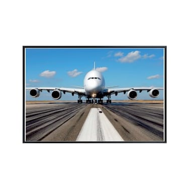 Blessed Posters Airbus A380 Poster Aviation Wall Art Airplane Photography Print Pilot Gift