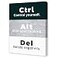 JANLAN Ctrl Alt Delete Wall DecorInspirational Office Wall Art for Home Office Workplace 1115 Inches