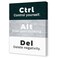 JANLAN Ctrl Alt Delete Wall DecorInspirational Office Wall Art for Home Office Workplace 1115 Inches
