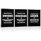 KAWAHONE Motivation Wall Poster Framed Inspirational Leader Confidence Perseverance Quotes Canvas Wall Art Positive Picture Background Success Wall Hanging for Home Office Workplace 12 Wx16 Hx3Pcs