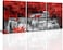 Yxbhhym Black White and Red Waterfall Canvas Wall Art Trees Forest Painting Landscape Artwork for Wall Picture Waterfall Prints for Bedroom Living Room Decor Bathroom Wall ArtFramed