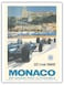 Pacifica Island Art 24th Monaco Car Racing Grand Prix Poster Vintage Art Print Unframed 9 x 12 in