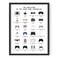HAUS AND HUES Retro Video Game Poster for Wall Gaming Decor Video Game Room Wall Art for Boys Gaming Art Print for Gamers Controller Poster UNFRAMED Controller 12x16