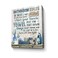 Parylore Rustic Bathroom Rules Sign Navy Blue Wall Art 12x16 inch Framed Modern Artwork for Toilet Laundry Room Decor