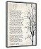 RCVTVPV If Kipling Poem Wall Art Rudyard Kipling Inspirational Poem Poster Canvas Wall Art For Home Office Framed Ready to Hang 8x12