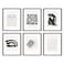 HAUS AND HUES Henri Matisse and Picasso Wall Art Set of 6 Prints and Posters Black Frame 8x10