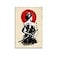 XDTIOPIMY Retro Asian Japanese Wall Art Canvas Poster Geisha Samurai Canvas Print Wall Decor Unframed 16x24 Inches