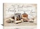 jerkboo Christian Kitchen Wall Art Coffee Bread Wall Decor Rustic Coffee Theme Bless Motivational Quotes Dining Room Picture Canvas Prints Framed Modern Artwork for Home Living Room Restaurant Kitchen