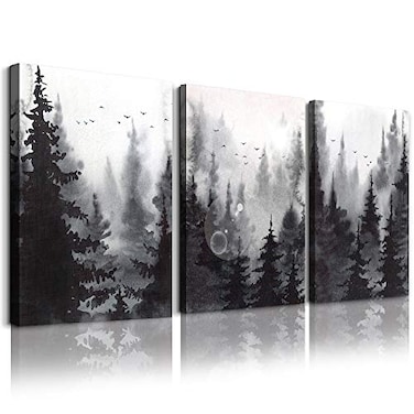 TTHYUEWS Modern Canvas Wall Art for Living Room Bedroom Kitchen Office Bathroom Abstract Paintings Prints FamilyFriendly Home Decoration