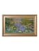 DECORARTS Water Lilies Claude Monet Giclee Fine Art Print in Embossed Gold Frame Framed Size 36x22