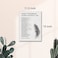 Nurawo Poem Wall Art When Tomorrow Starts Without Me Canvas Print Framed Bereavement Painting for Home Wall Tabletop Dcor