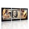 Yatsen Bridge Money Wall Art 3 Panels 100 Dollar Bill Pictures Canvas Prints Art Modern Burning Dollar Posters Wall Decor Artwork Study Room Classroom Office Decor Framed Ready to Hang 12 W x 16H x 3p